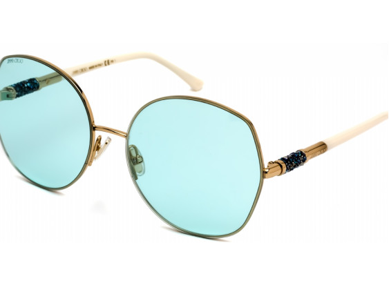 Jimmy Choo MELY/S 008C 1P Light Gold / Azure
