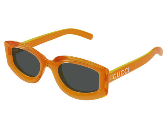 Gucci GG1719S 005 Transparent Vivid Orange/Smoke