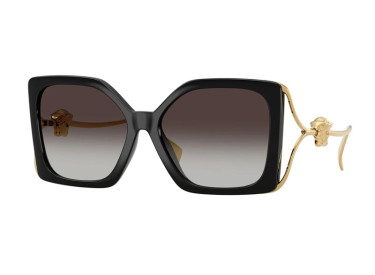 Versace VE4502U GB1/87 Shiny Black/Gold/Grey Gradient