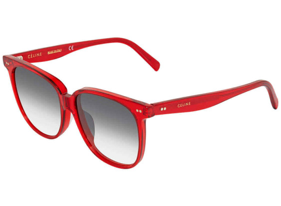 Celine CL40022F 66P Shiny Red/Gradient Green
