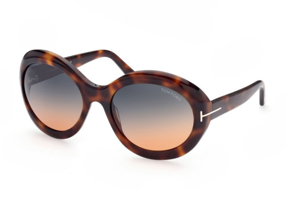 Tom Ford FT0918 53P Havana/Green to Amber Gradient