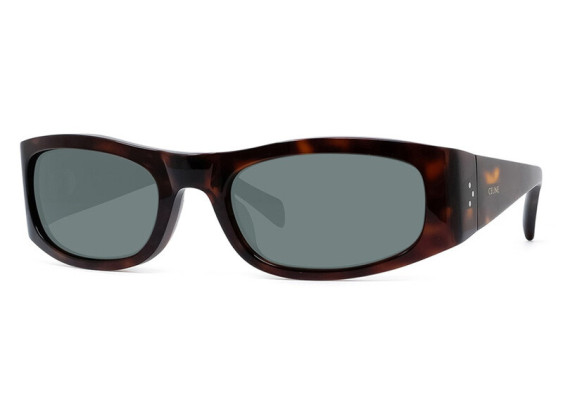 Celine CL40085I 52N Dark Havana/Green