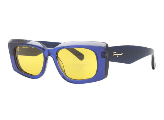 Salvatore Ferragamo SF1079S 435 Blue/Grey/Yellow