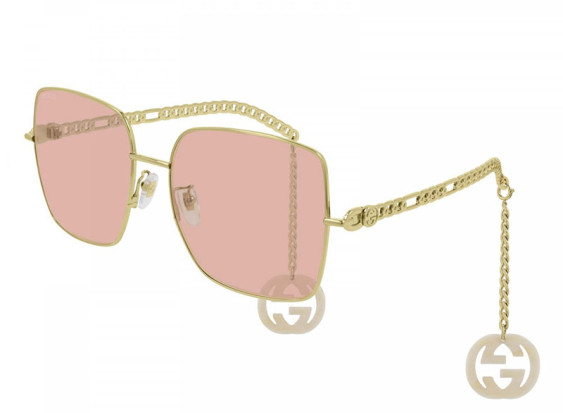 Gucci GG0724S 003 Gold Pink
