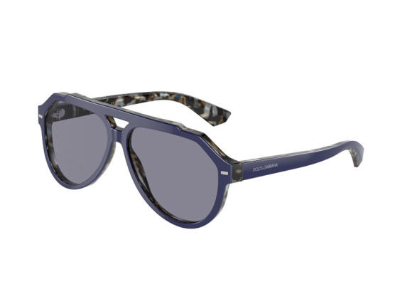 Dolce & Gabbana DG4452 3423/1 Blue On Blue Havana/Grey