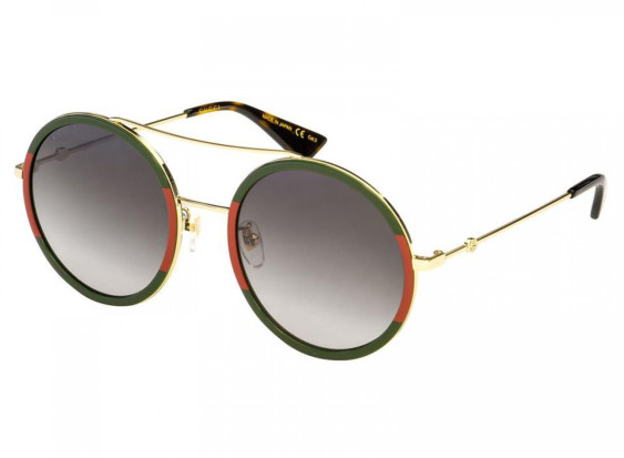 Gucci GG0061S 003 Gold/Green/Green Gradient