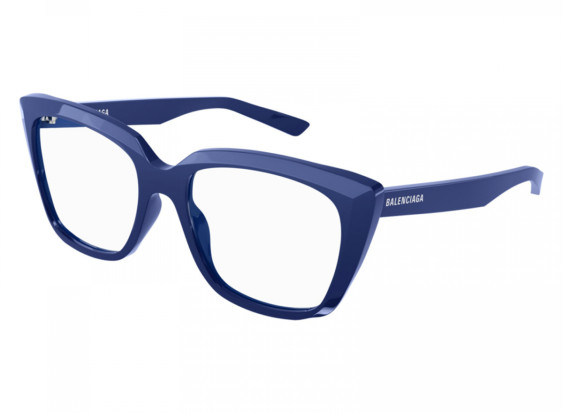 Balenciaga BB0062O 006  Blue 53mm