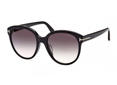 Tom Ford FT0957-D 01B Shiny Black/Smoke Gradient