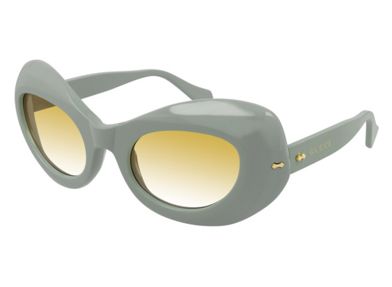 Gucci GG0990S 002 Greyish Green/Yellow Gradient