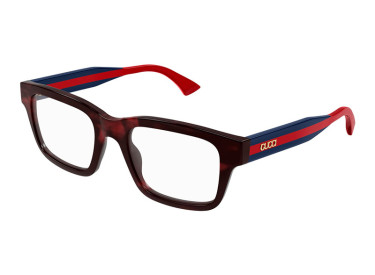 Gucci GG1865O 003 Dark Red Havana/Blue/Red 50mm