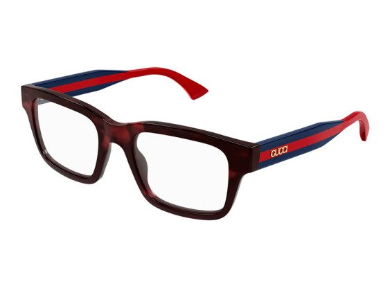Gucci GG1865O 003 Dark Red Havana/Blue/Red 50mm