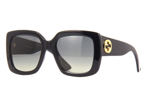 Gucci GG0141SN 001 Black/Gradient Grey