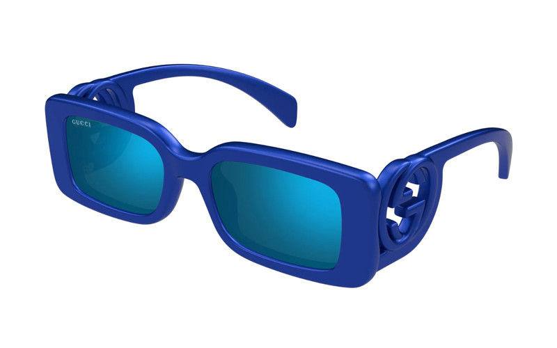 Gucci GG1325S 010 Blue/Blue Mirror