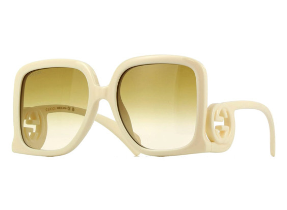 Gucci GG1326S 002 Ivory/Brown Gradient