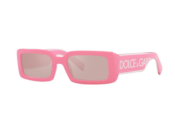 Dolce & Gabbana DG6187 3262/5 Pink/Light Pink Mirror Silver