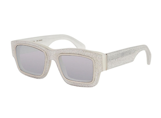Palm Angels PERI030 RAYMOND 18372 Glitter White/Grey Silver Mirror