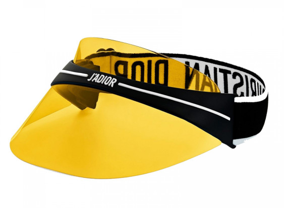 Dior CLUB1 Black/Yellow J'aDIOR Visor