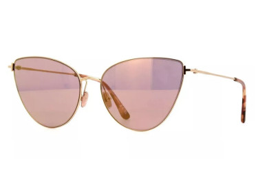 Tom Ford FT1005 28Z Shiny Rose Gold/Pink Gold Mirror