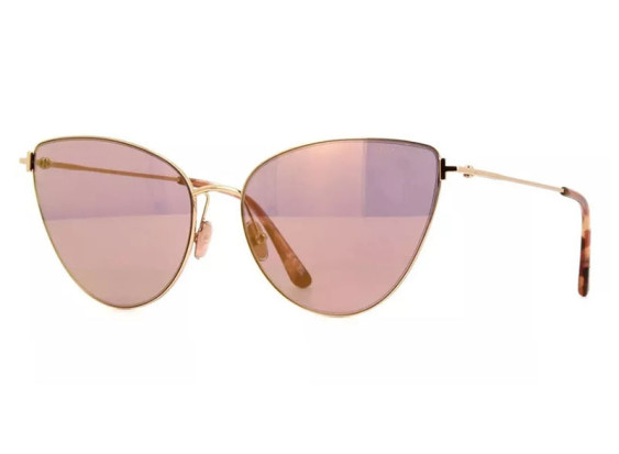Tom Ford FT1005 28Z Shiny Rose Gold/Pink Gold Mirror