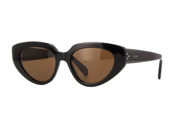 Celine CL40286I 01E Shiny Black/Brown/Brown