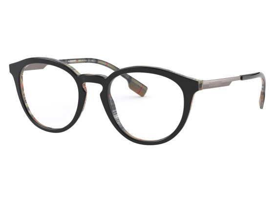 Burberry BE2321 3838 Top Black On Vintage Check 51mm