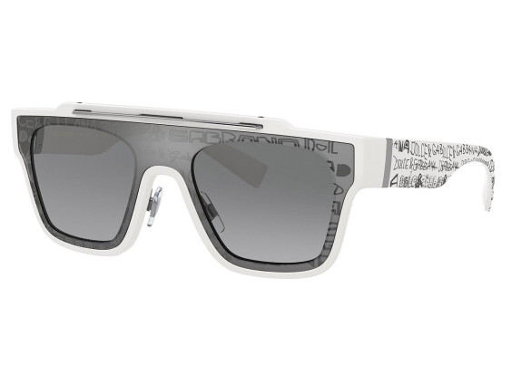 Dolce & Gabbana DG6125 33126V White/Light Grey Mirror Gradient Silver