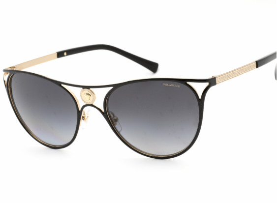 Versace VE2237 1433T3 Black/Gold / Grey Gradient