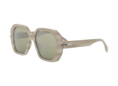 Fendi FE40173I 60Q Shiny Brown/Brown Silver Mirror