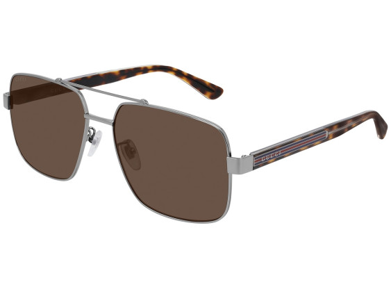 Gucci GG0529S 002 Ruthenium Havana/Brown