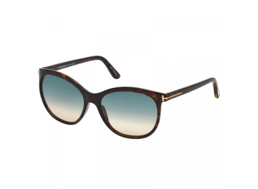 Tom Ford FT0568 52P Dark Havana/Gradient Green
