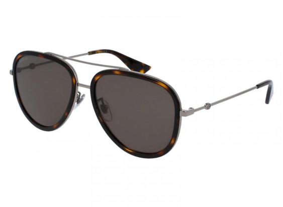 Gucci GG0062S 002 Tortoiseshell/Grey