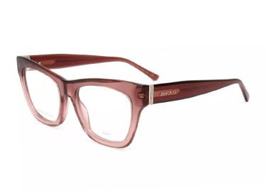 Jimmy Choo JC351 02LN 00 Shiny Burgundy Pink 51mm