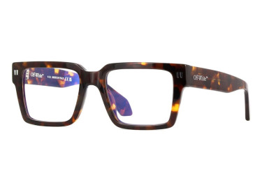 Off-White OERJ054 STYLE 54 6000 Havana/Clear Blue Light Block 53mm