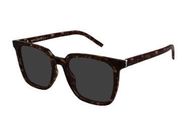 Saint Laurent SLM146 002 Dark Havana/Grey