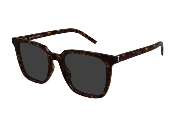 Saint Laurent SLM146 002 Dark Havana/Grey