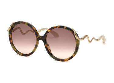 Roberto Cavalli SRC004M 0AGG Shiny Havana/Gold/Brown Gradient