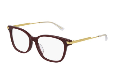 Bottega Veneta BV1074OA 004 Burgundy/Gold 53mm