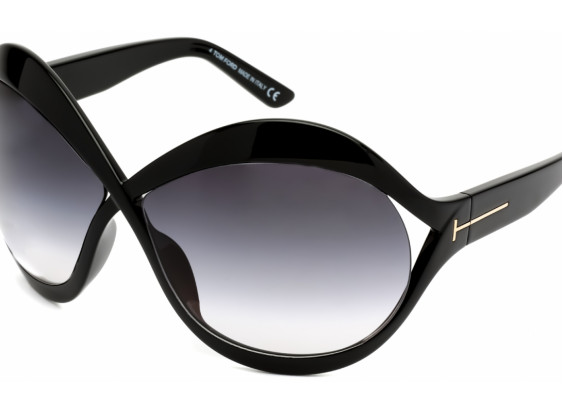 Tom Ford FT0902 01B Shiny Black/Gradient Smoke