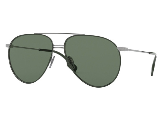 Burberry BE3108 100371 Gunmetal/Matte Green/Green