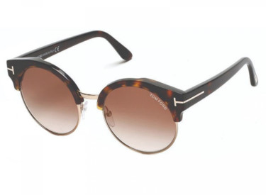 Tom Ford FT0608S 52G Dark Havana/Brown Mirror