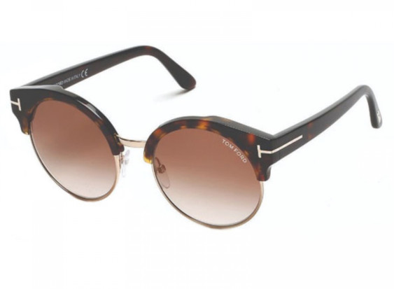 Tom Ford FT0608S 52G Dark Havana/Brown Mirror