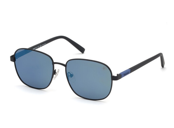 Timberland TB9165 02D Matte Black/Blue Polarized