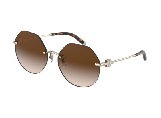 Tiffany & Co. TF3077 60213B Pale Gold/Brown Gradient