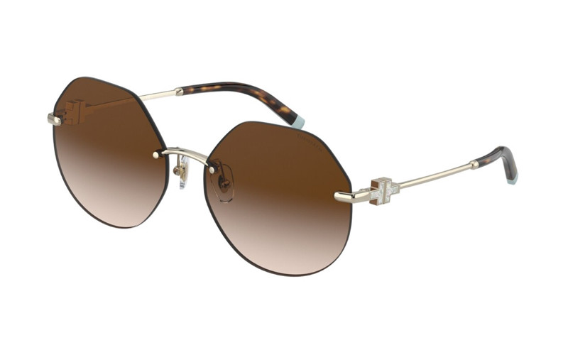 Tiffany & Co. TF3077 60213B Pale Gold/Brown Gradient