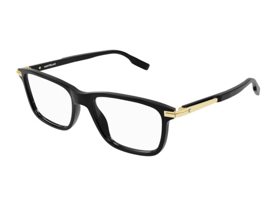 Montblanc MB0277O 005 Black 54mm