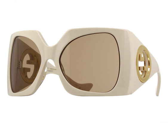 Gucci GG1255S 002 Ivory/Light Brown