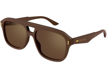 Gucci GG1263S 003 Pearled Brown/Electric Flash