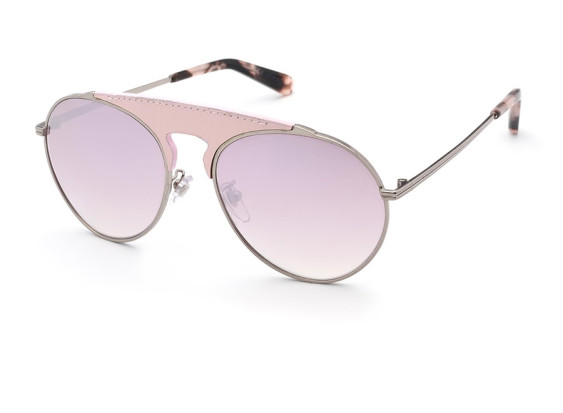 Loewe LW40005U 14U Pink Leather/Bordeaux Mirror