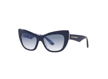 Dolce & Gabbana DG4417 341419 Blue On Blue Maiolica/Clear Gradient Light Blue