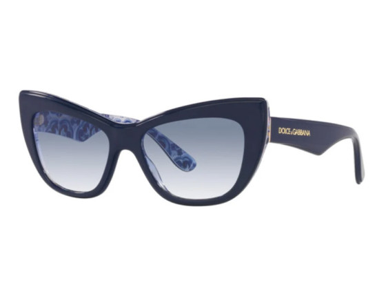 Dolce & Gabbana DG4417 341419 Blue On Blue Maiolica/Clear Gradient Light Blue